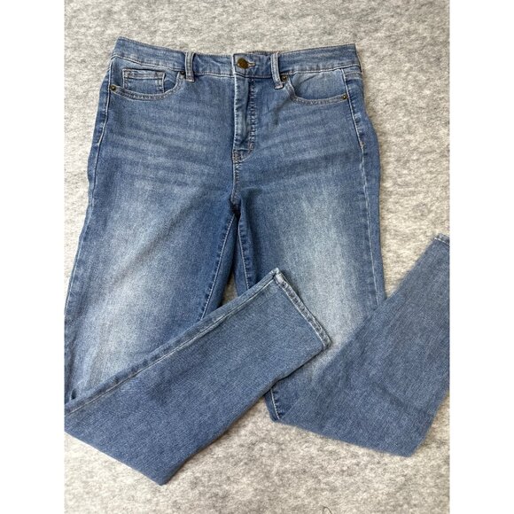 Jessica Simpson Denim - Jessica Simpson Jeans Size 8 Womens Stretch Mid-rise Blue Straight leg inseam 28